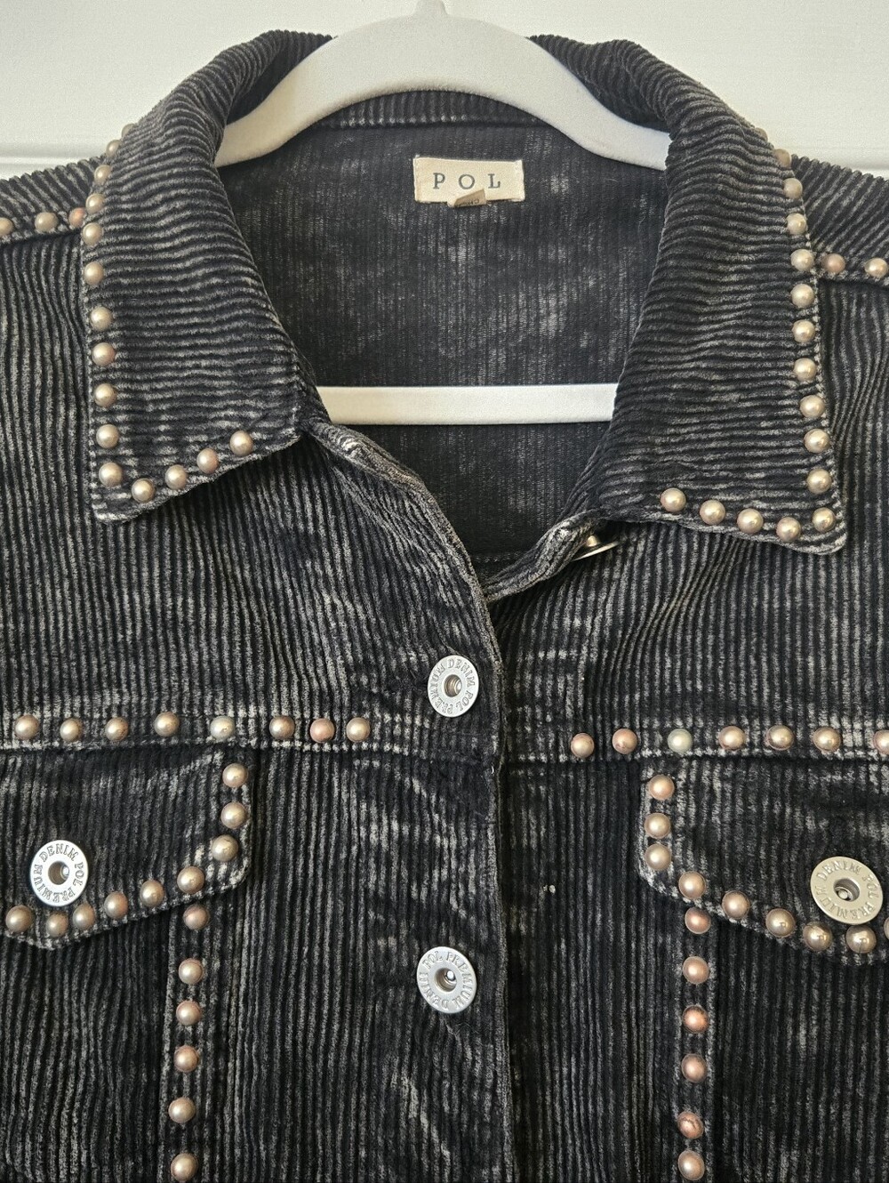 POL Studded Corduroy Jacket, S - Picture 6 of 14